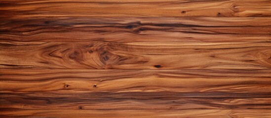 Obraz premium Wood background with rich natural patterns in warm brown tones, providing ample copy space, ideal for text overlay and designs.