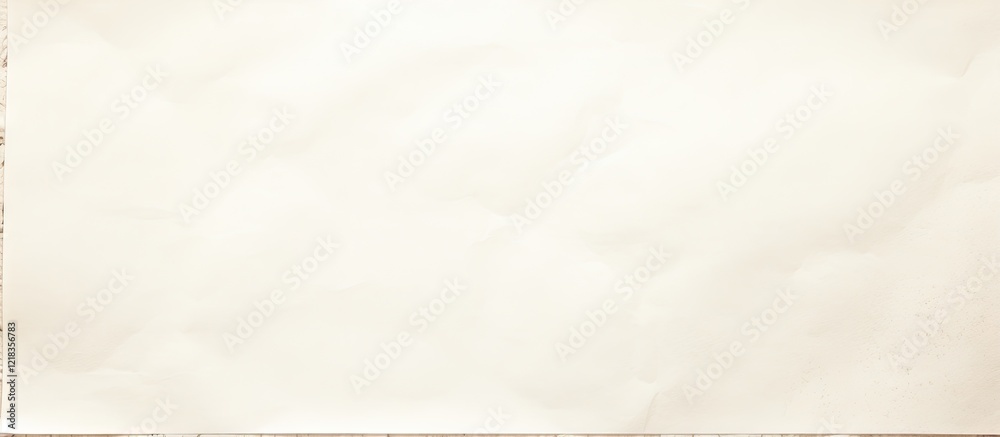 Leinwandbilder vintage parchment paper texture with soft creases positioned centrally against a clean white backdro
