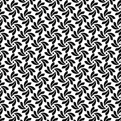 black seamless pattern