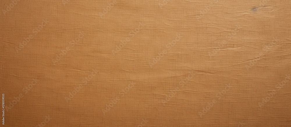Poster textured brown craft paper background with a smooth surface and natural fibers, ideal for eco-friend