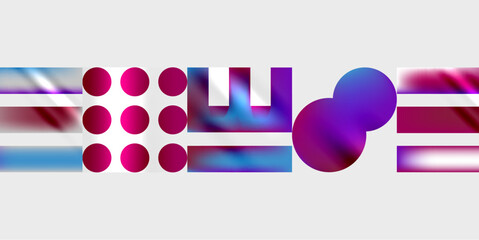 Circles and triangles modern art. Vector Illustration For Wallpaper, Banner, Background, Card, Book Illustration, landing page