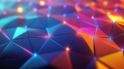 a colorful abstract background with a lot of triangles