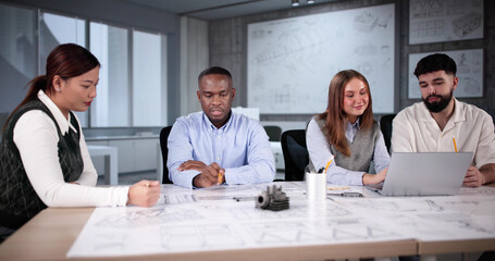 Mechanical Part Design Blueprint