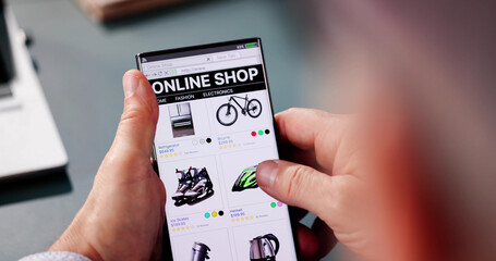 Online Ecommerce Website Store Shopping