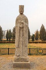 Imperial Tombs of the Northern Song Dynasty, Yonghou Mausoleum (Tomb of Emperor Yingzong Zhao Shu of the Song Dynasty), Gongyi, Zhengzhou, Henan, China
