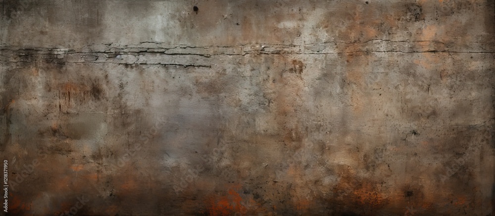 Poster grunge textured wall background featuring earthy tones of brown, gray, and rust with a distressed su