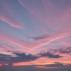 Fototapeta premium sunset sky with clouds