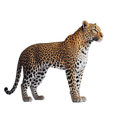 Fototapeta premium Majestic Leopard Profile Wild Cat Beauty African Wildlife