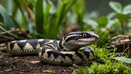 Viper, Frogs, and Lizards: A Harmonious Coexistence in a Rich Habitat