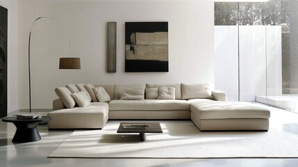 Modern Minimalist Living Room Interior Design