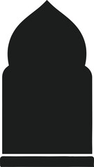 Minimalist Dome Silhouette Vector Illustration