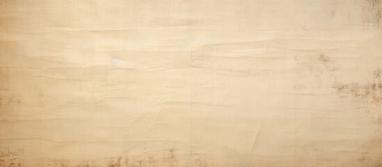 Beige vintage paper texture with subtle grunge details, featuring a smooth natural canvas appearance, ideal for backgrounds and art design.