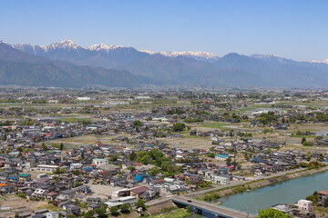 松本盆地（長野県松本市）