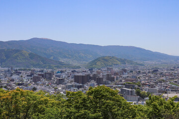 Obraz premium 松本市街（長野県松本市）