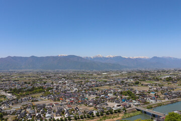 松本盆地（長野県松本市）
