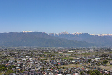 松本盆地（長野県松本市）