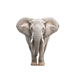Fototapeta premium Majestic African Elephant Powerful Presence Dark Background,