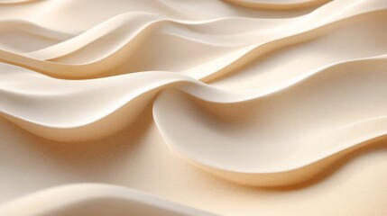 Obraz premium Abstract Beige Waves Smooth Surface Texture