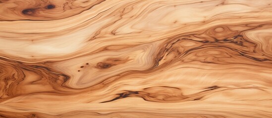 High definition olive wood texture featuring smooth swirls of light and dark brown tones with subtle grain patterns creating a natural appearance.