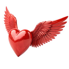 Obraz premium heart with wings