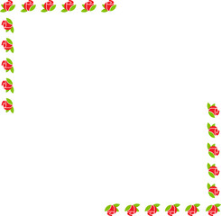  Rose Frame , Rose Border Design Template