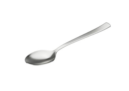 A Gleaming Metal Spoon With Its Elongated Handle And Rounded Bowl 3D Illustration
