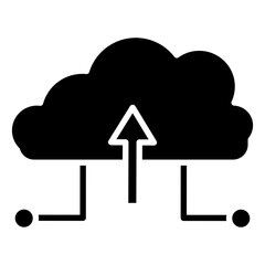 Upload File on Cloud Icon