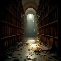 books in the library