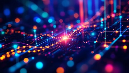  technology bytecraft colourful background 