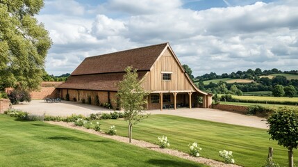 Picturesque Barn Venue in the English Countryside