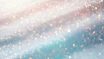  パステルカラーのグリッターラメが光る布地の背景画像。AIで生成