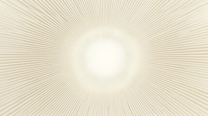 Abstract Beige Radiating Lines Converging at Center