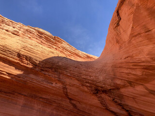 A stunning sandstone formation in Page, Arizona