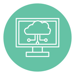 Cloud Computing Icon