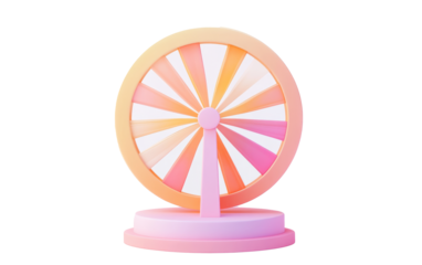 pinwheel isolated on white background