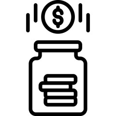Obraz premium Saving Icon
