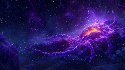 Comprehensive 3d illustration of stomach cancer  symptoms, stages, and treatment options explained