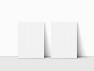 Vertical stand canvas mockup