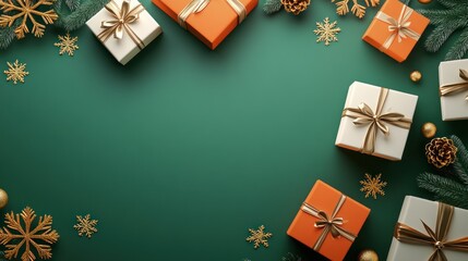 Elegant Christmas Gift Arrangement: Festive Season Greetings