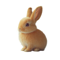 Obraz premium Adorable Fluffy Bunny Rabbit Soft Fur Cute Pet Animal