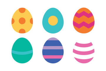 Set of different style Easter egg vector art illustration3.eps