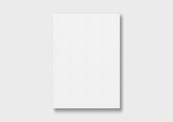 Vertical blank canvas mockup