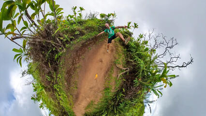 Hike with me alone the green Maui Waihee Trail which is full green during summer time