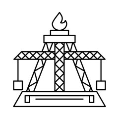 Fracking Pump Icon