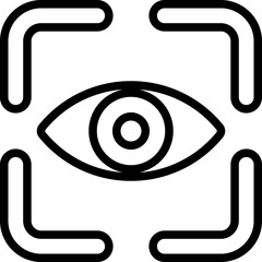 Eye Recognition Icon