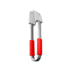 a 3d icon render tongs