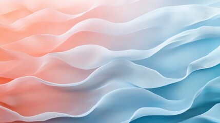 Obraz premium Abstract Pastel Fabric Waves: A Dreamy Textured Background