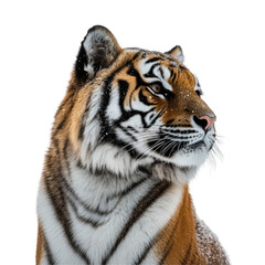 Fototapeta premium Siberian Tiger in Winter Snow Wildlife Portrait