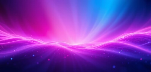 Abstract Purple and Blue Wave Background Design