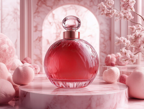 The background is used to place the product, making it look attractive and luxurious.
